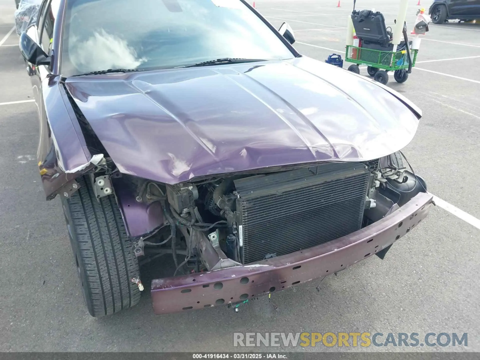 6 fotografías del automóvil dañado 2C3CDXBG4NH208748 DODGE CHARGER 2022