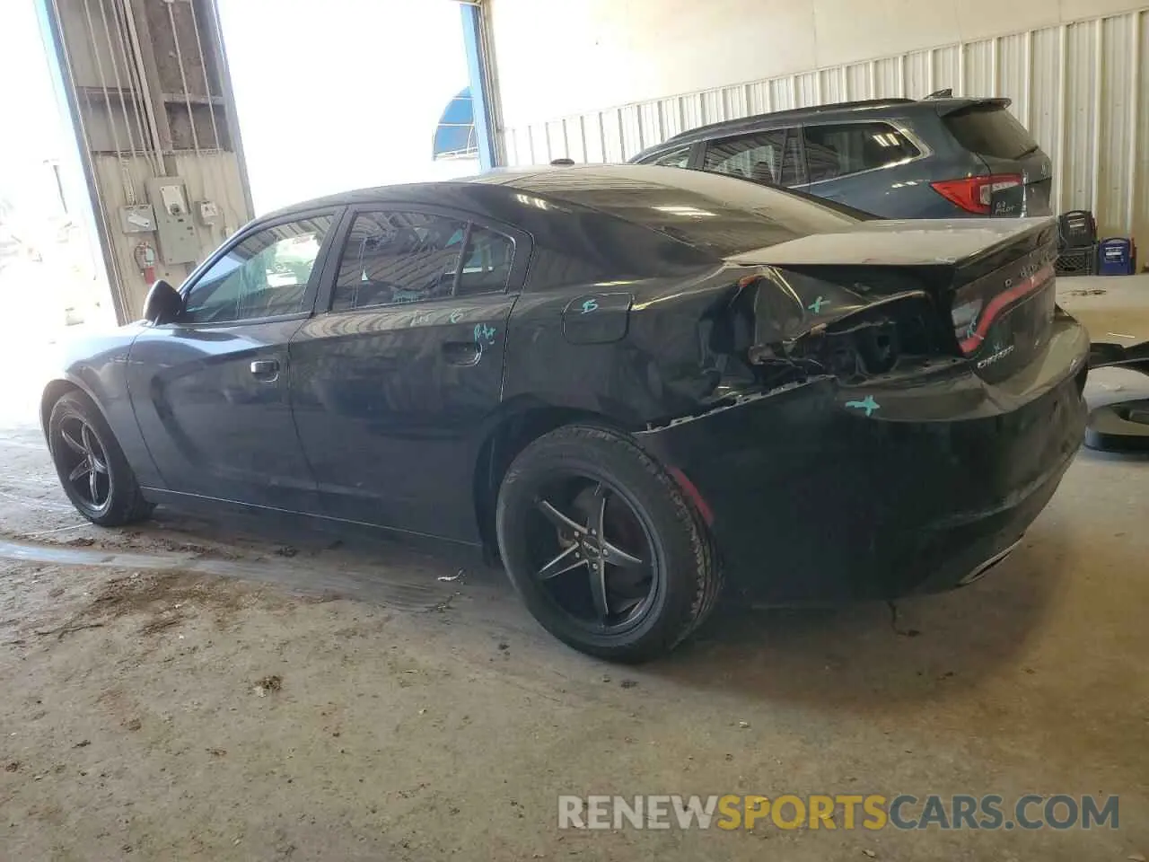 2 fotografías del automóvil dañado 2C3CDXBG5NH200710 DODGE CHARGER 2022