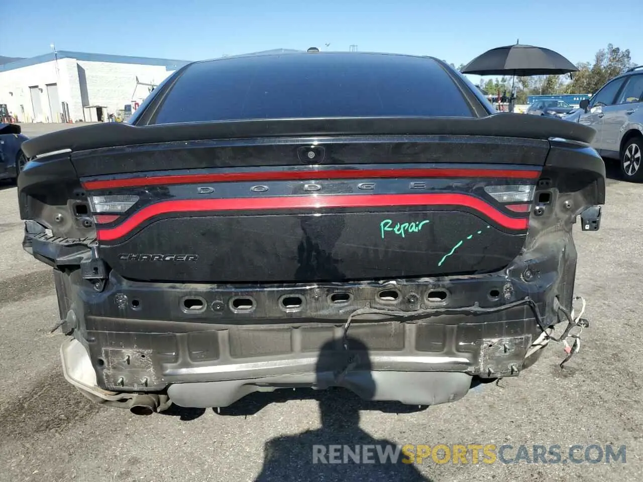6 fotografías del automóvil dañado 2C3CDXBG6NH110708 DODGE CHARGER 2022