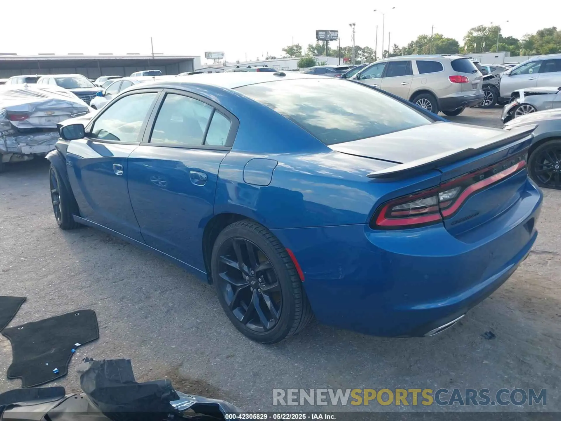 3 fotografías del automóvil dañado 2C3CDXBG6NH145913 DODGE CHARGER 2022