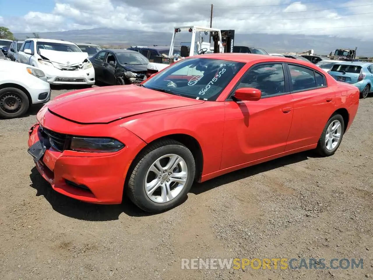1 fotografías del automóvil dañado 2C3CDXBG6NH200828 DODGE CHARGER 2022