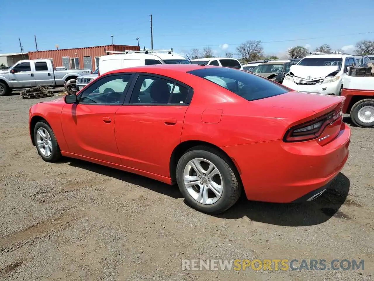 2 fotografías del automóvil dañado 2C3CDXBG6NH200828 DODGE CHARGER 2022
