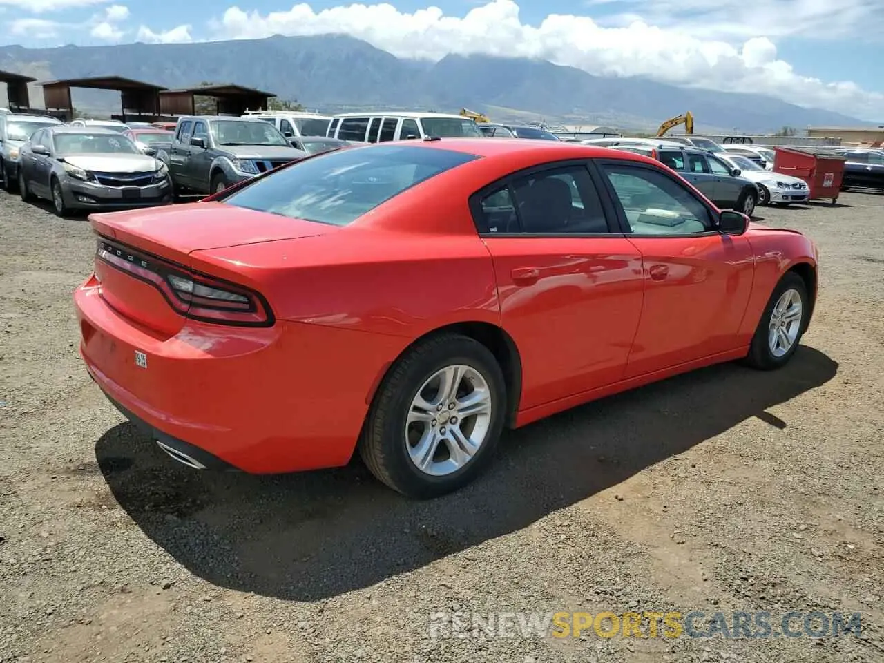 3 fotografías del automóvil dañado 2C3CDXBG6NH200828 DODGE CHARGER 2022