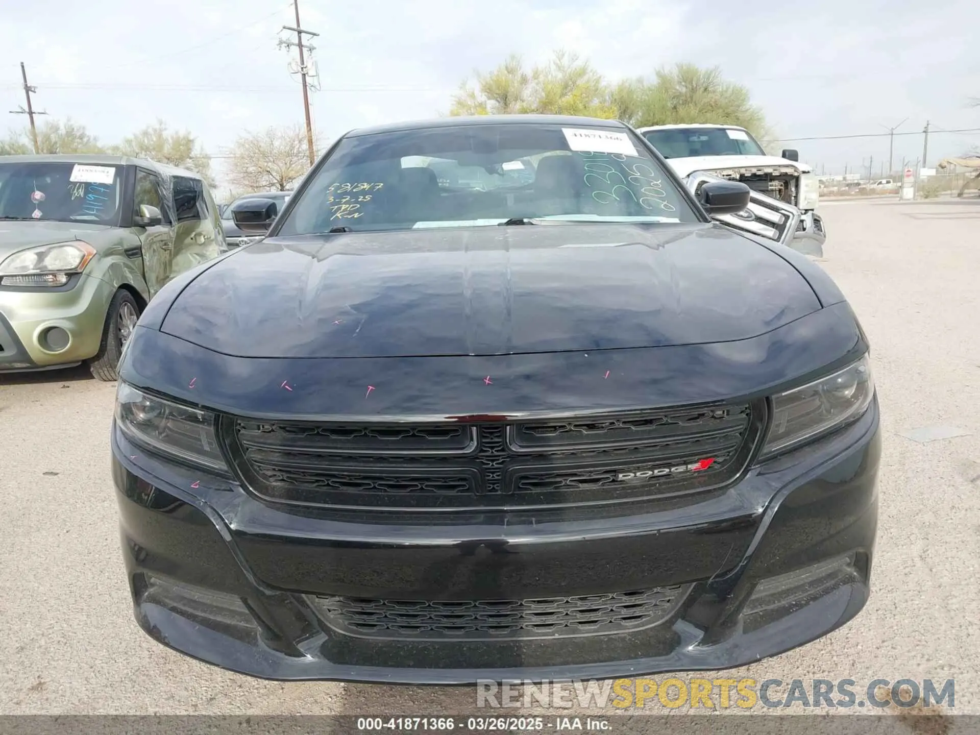 12 fotografías del automóvil dañado 2C3CDXBG6NH202594 DODGE CHARGER 2022