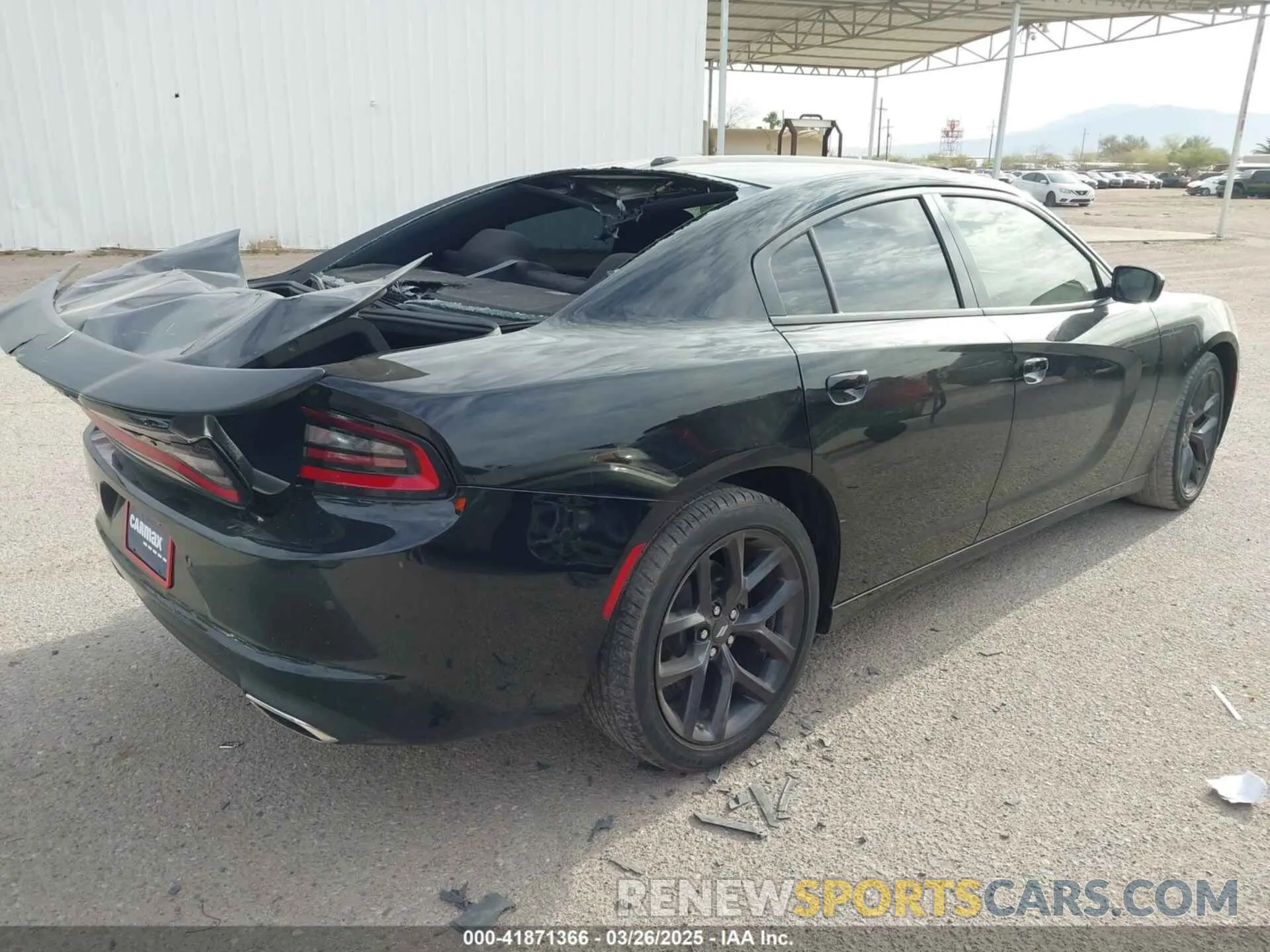 4 fotografías del automóvil dañado 2C3CDXBG6NH202594 DODGE CHARGER 2022