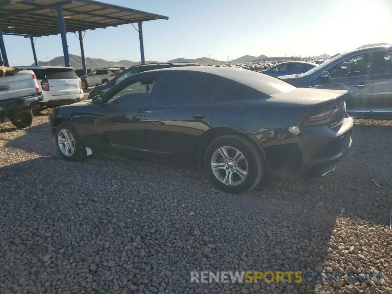 2 fotografías del automóvil dañado 2C3CDXBG6NH229875 DODGE CHARGER 2022