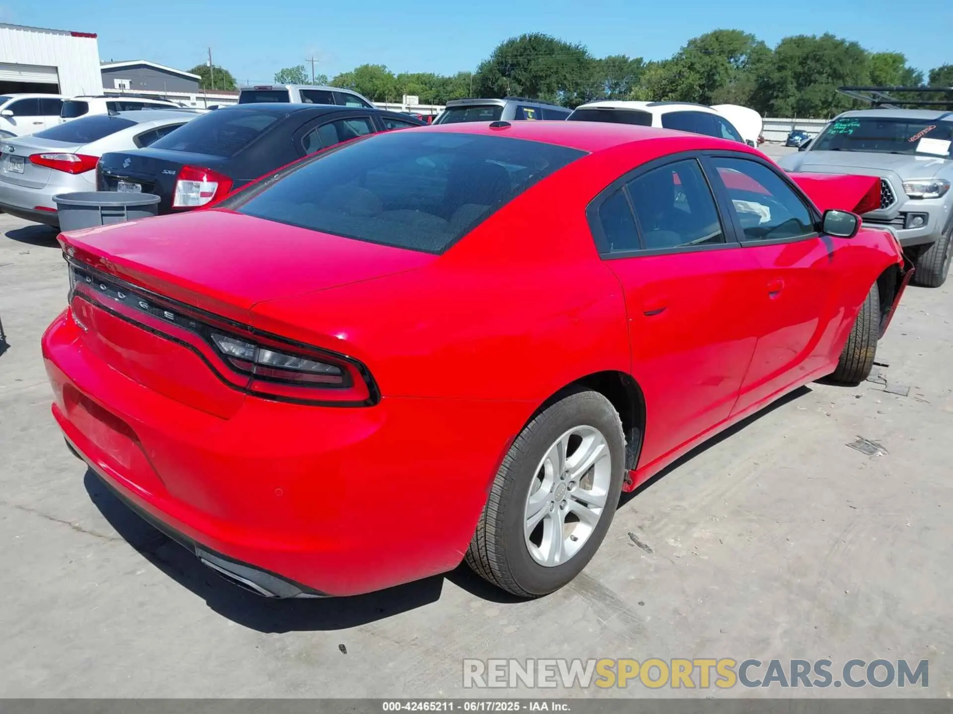 4 fotografías del automóvil dañado 2C3CDXBG6NH259006 DODGE CHARGER 2022