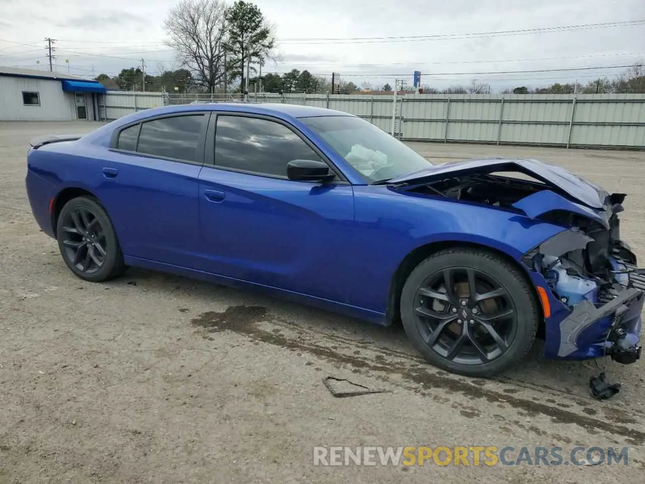 4 fotografías del automóvil dañado 2C3CDXBG7NH111057 DODGE CHARGER 2022