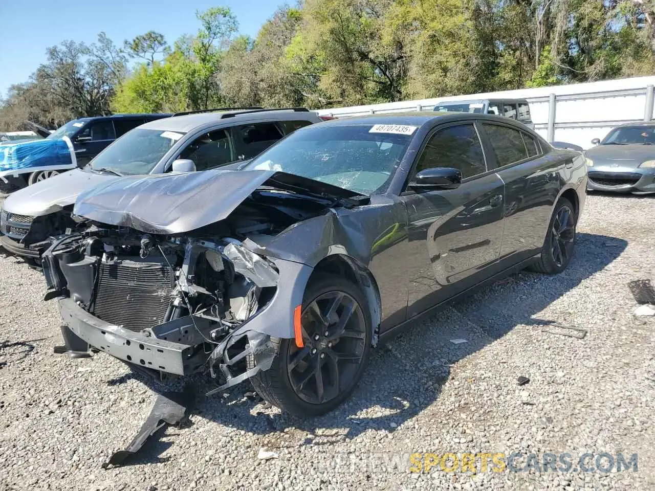 1 fotografías del automóvil dañado 2C3CDXBG7NH141420 DODGE CHARGER 2022