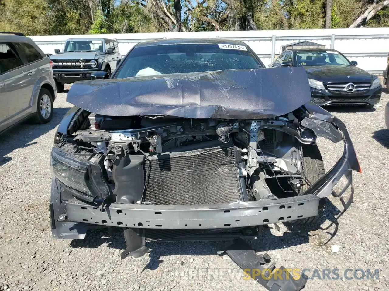 5 fotografías del automóvil dañado 2C3CDXBG7NH141420 DODGE CHARGER 2022