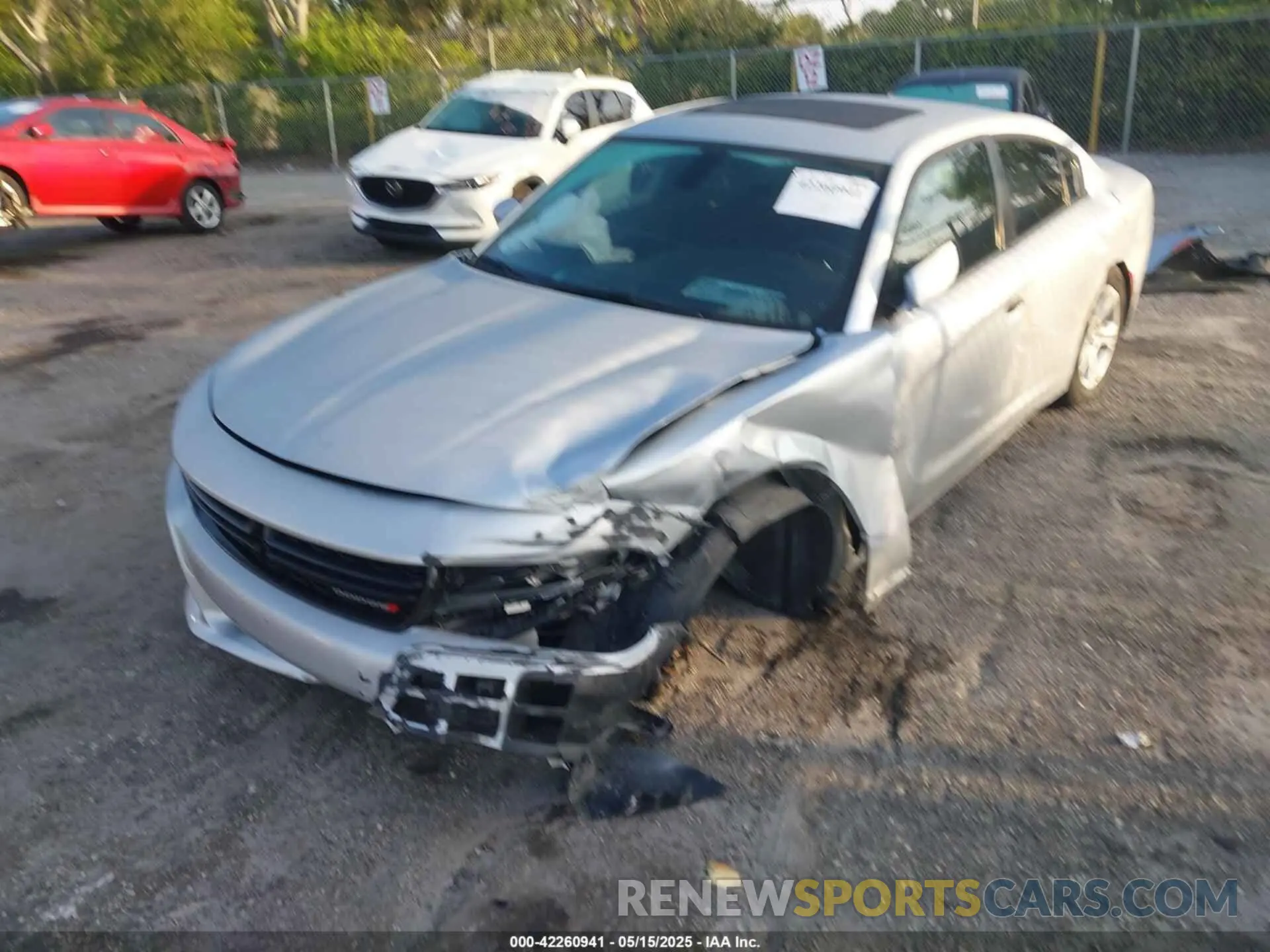 6 fotografías del automóvil dañado 2C3CDXBG7NH169377 DODGE CHARGER 2022