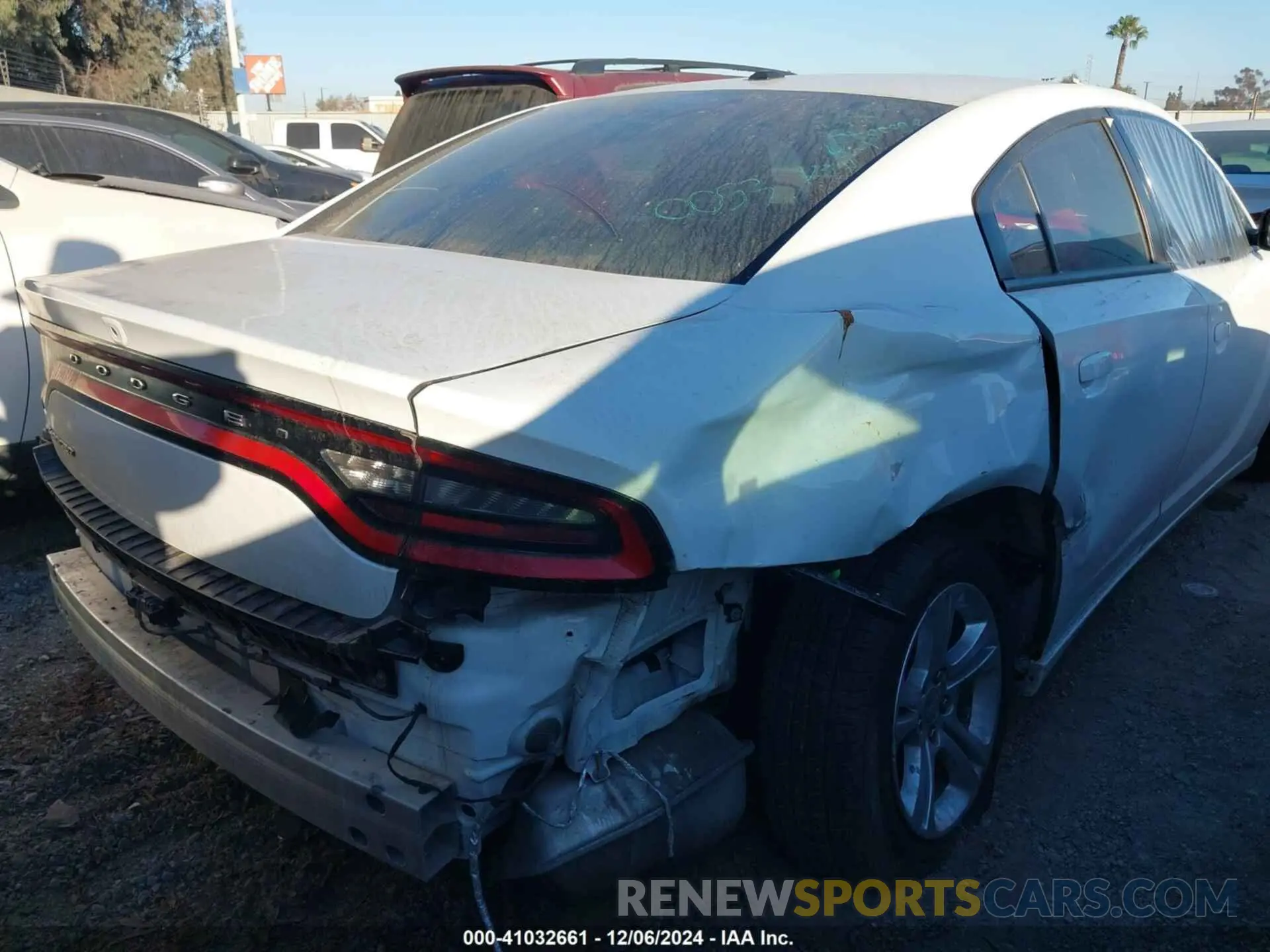 6 fotografías del automóvil dañado 2C3CDXBG7NH220053 DODGE CHARGER 2022