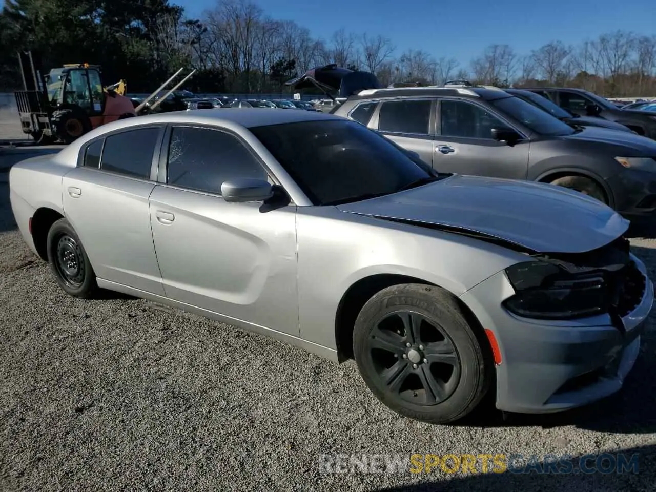 4 fotografías del automóvil dañado 2C3CDXBG8NH192716 DODGE CHARGER 2022