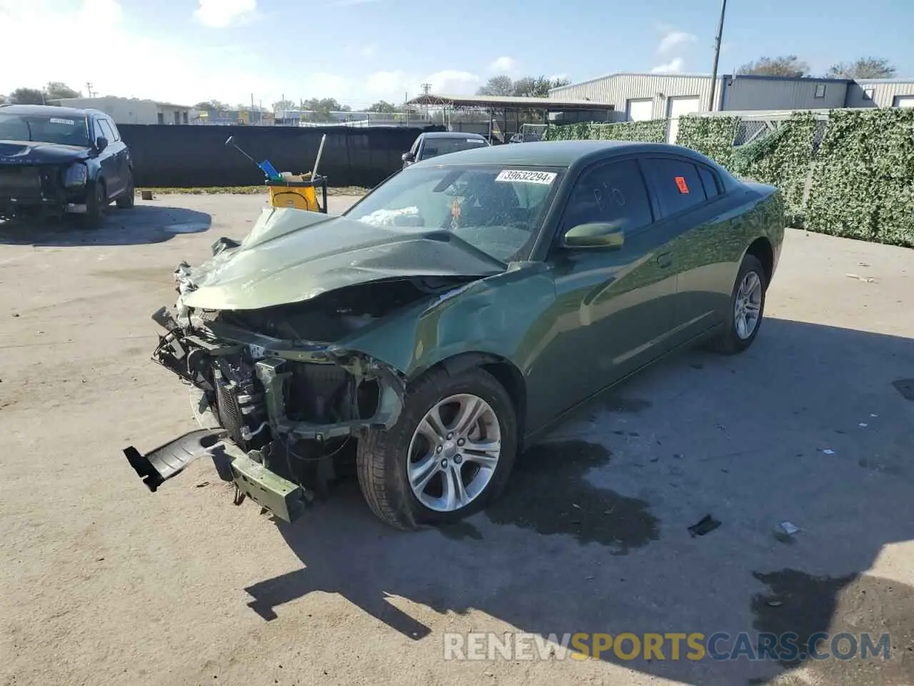 1 fotografías del automóvil dañado 2C3CDXBG8NH243843 DODGE CHARGER 2022