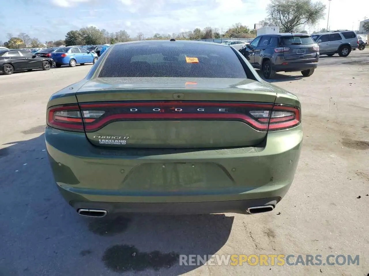 6 fotografías del automóvil dañado 2C3CDXBG8NH243843 DODGE CHARGER 2022