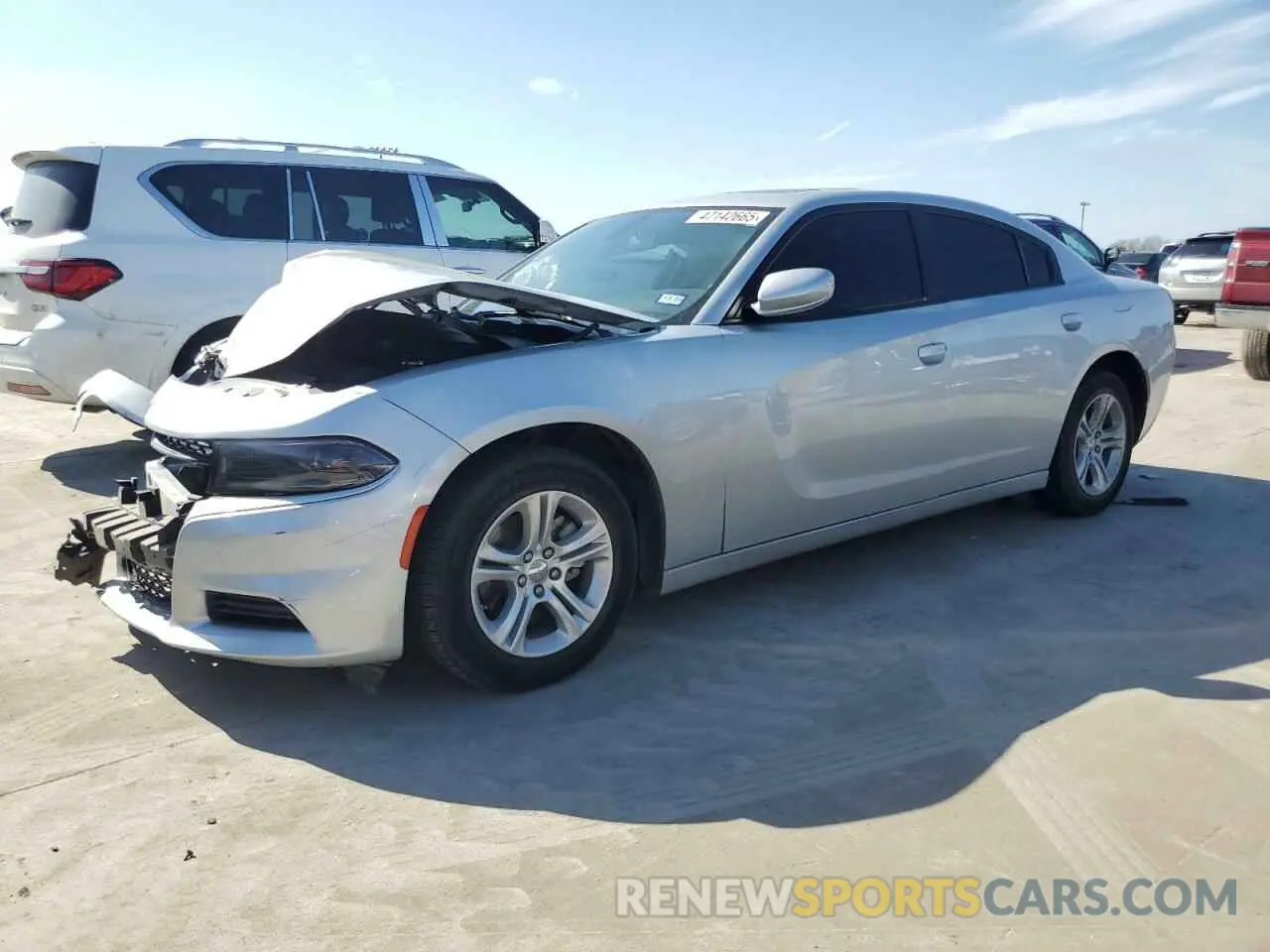 1 fotografías del automóvil dañado 2C3CDXBG9NH169297 DODGE CHARGER 2022