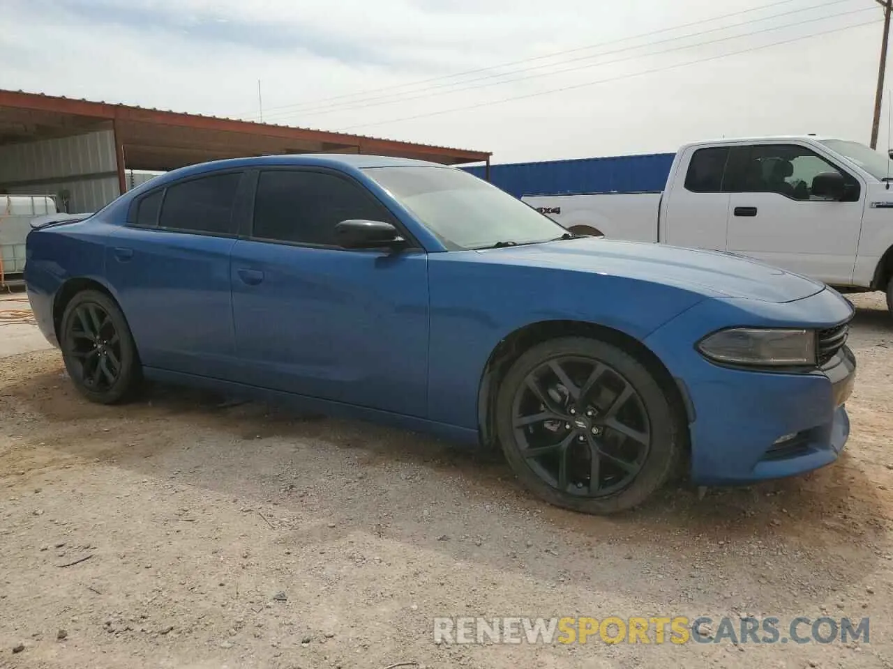4 fotografías del automóvil dañado 2C3CDXBG9NH176752 DODGE CHARGER 2022