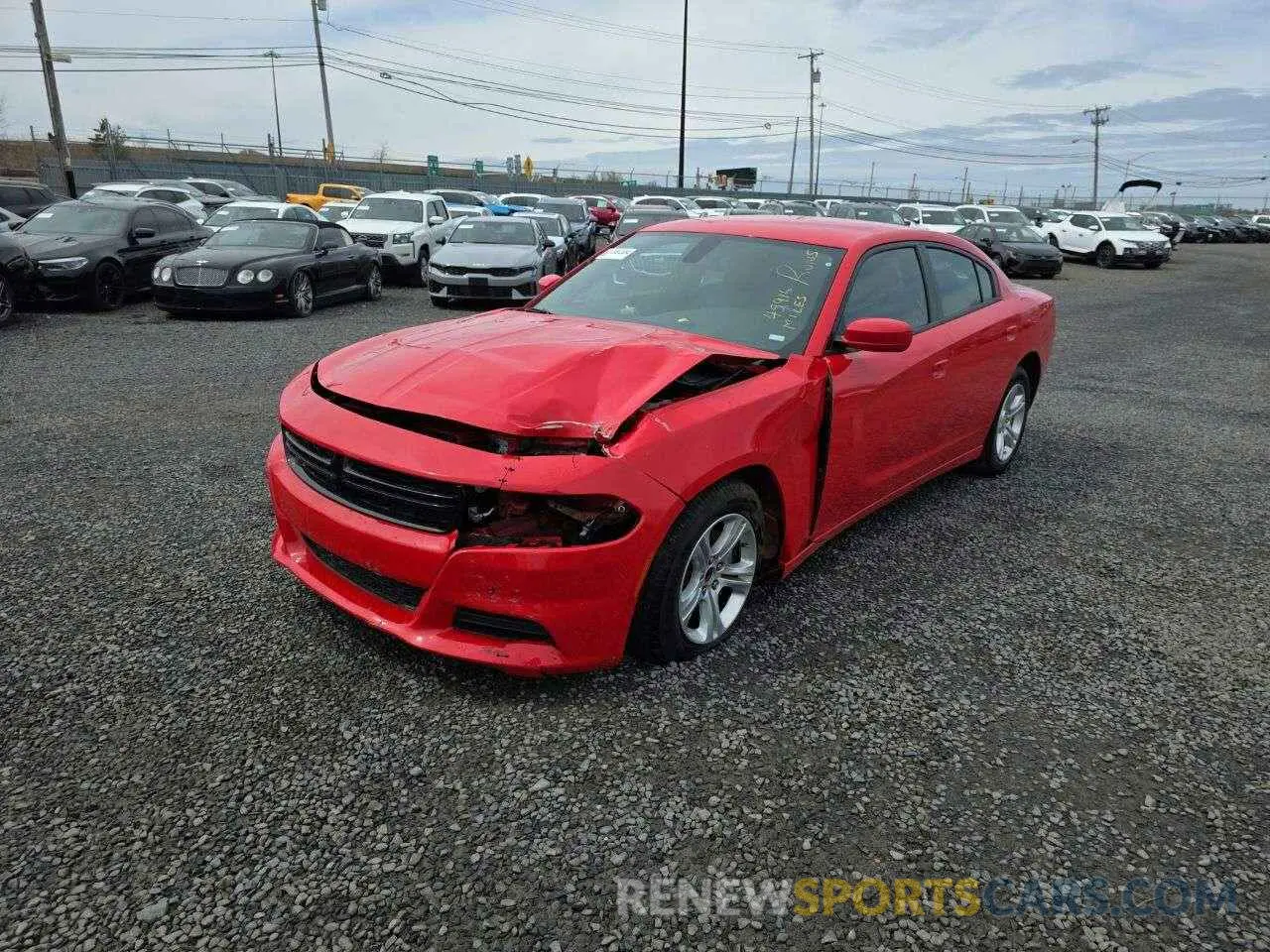 1 fotografías del automóvil dañado 2C3CDXBG9NH258951 DODGE CHARGER 2022