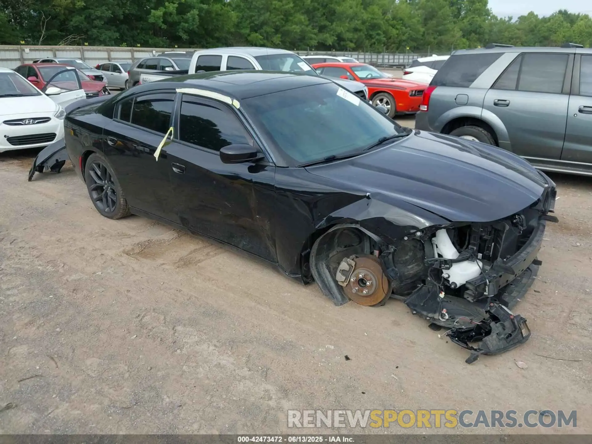 1 fotografías del automóvil dañado 2C3CDXBGXNH153531 DODGE CHARGER 2022
