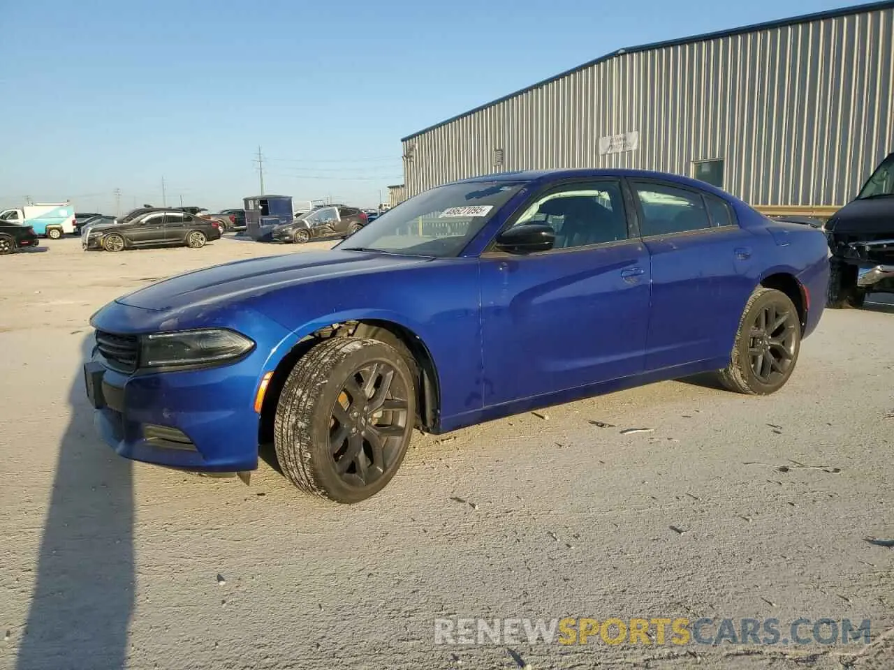 1 fotografías del automóvil dañado 2C3CDXBGXNH205983 DODGE CHARGER 2022