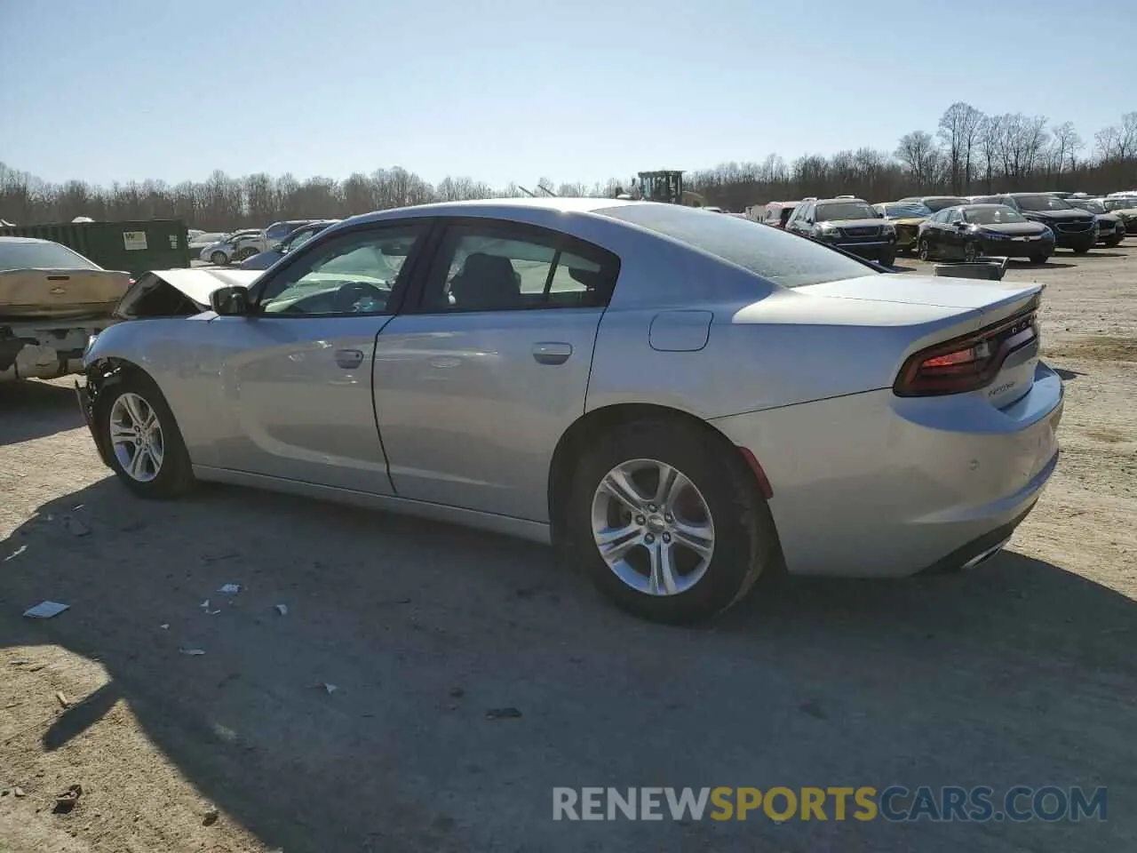2 fotografías del automóvil dañado 2C3CDXBGXNH239406 DODGE CHARGER 2022
