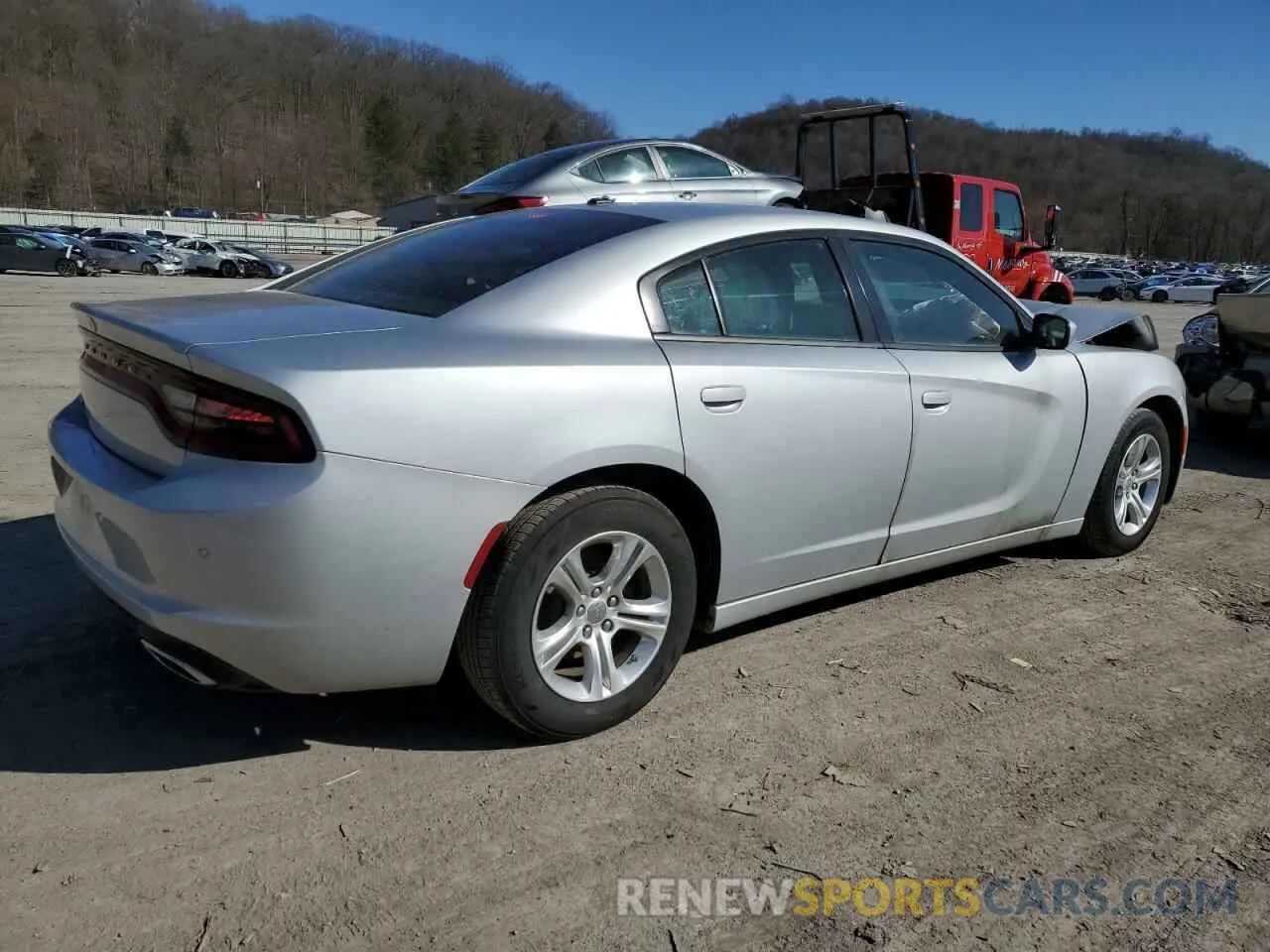 3 fotografías del automóvil dañado 2C3CDXBGXNH239406 DODGE CHARGER 2022