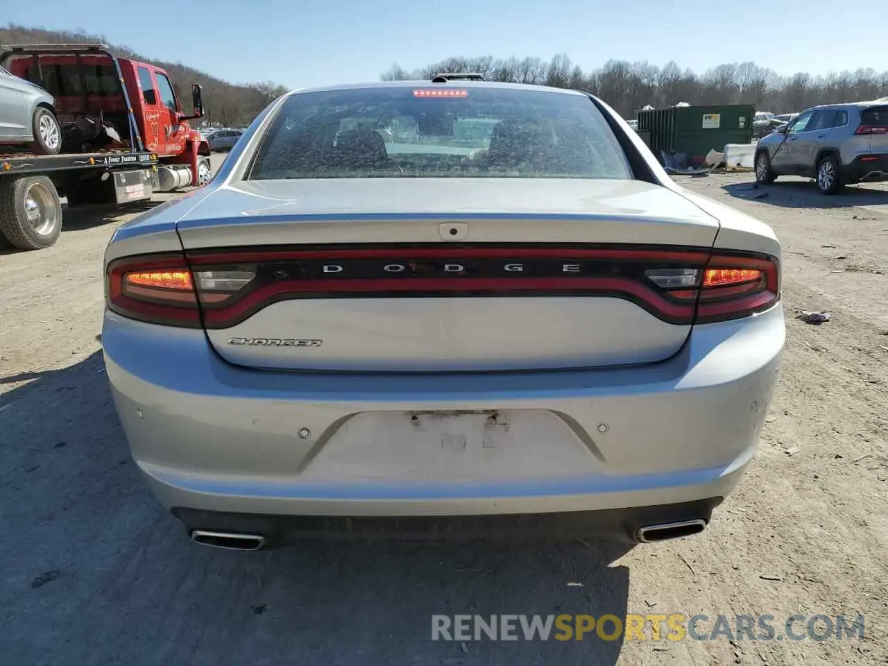 6 fotografías del automóvil dañado 2C3CDXBGXNH239406 DODGE CHARGER 2022