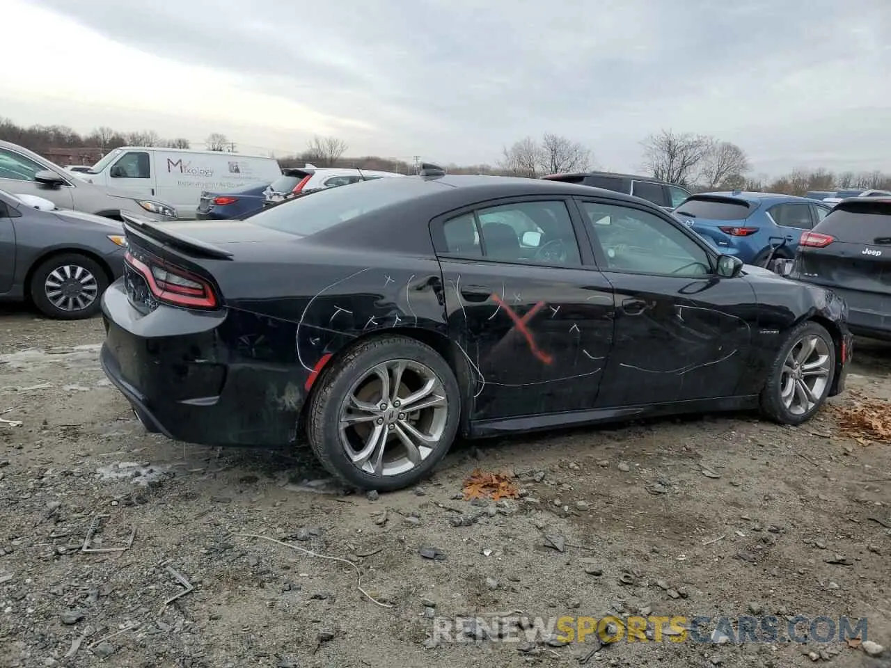 3 fotografías del automóvil dañado 2C3CDXCT0NH255366 DODGE CHARGER 2022