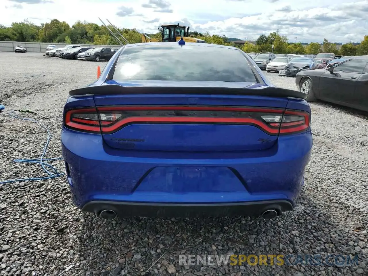 6 fotografías del automóvil dañado 2C3CDXCT1NH115200 DODGE CHARGER 2022