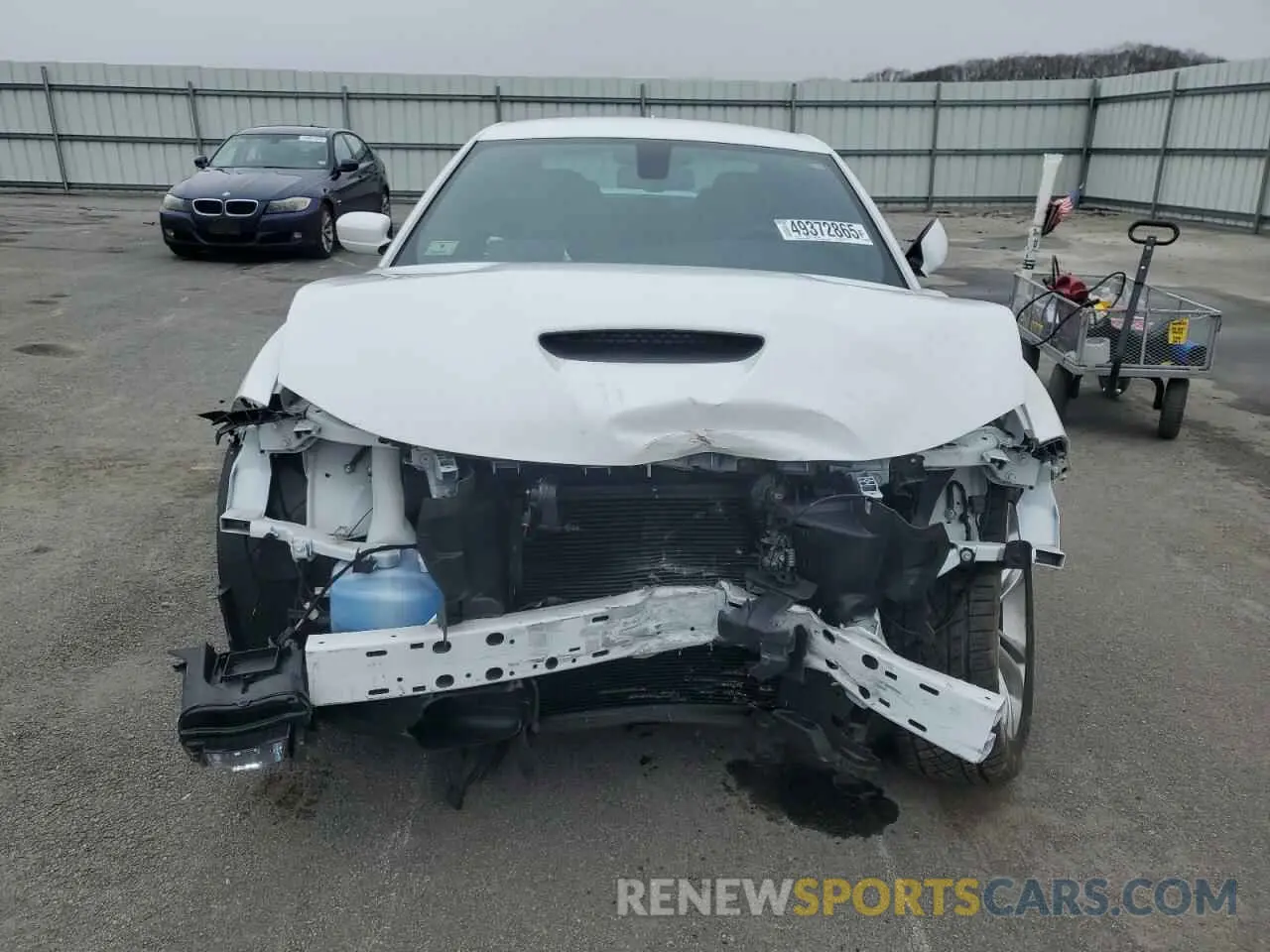 5 fotografías del automóvil dañado 2C3CDXCT1NH192603 DODGE CHARGER 2022