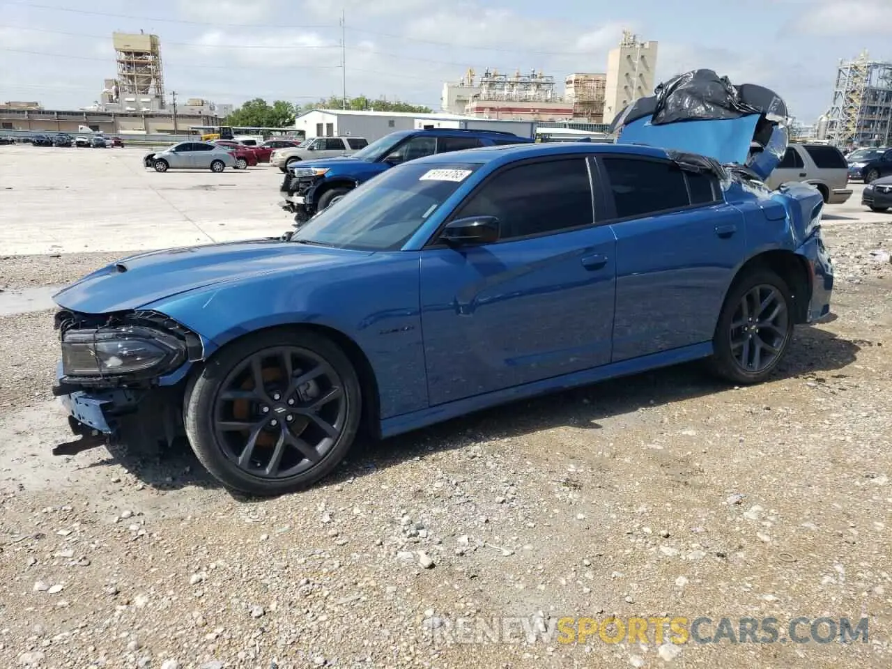 1 fotografías del automóvil dañado 2C3CDXCT1NH235868 DODGE CHARGER 2022