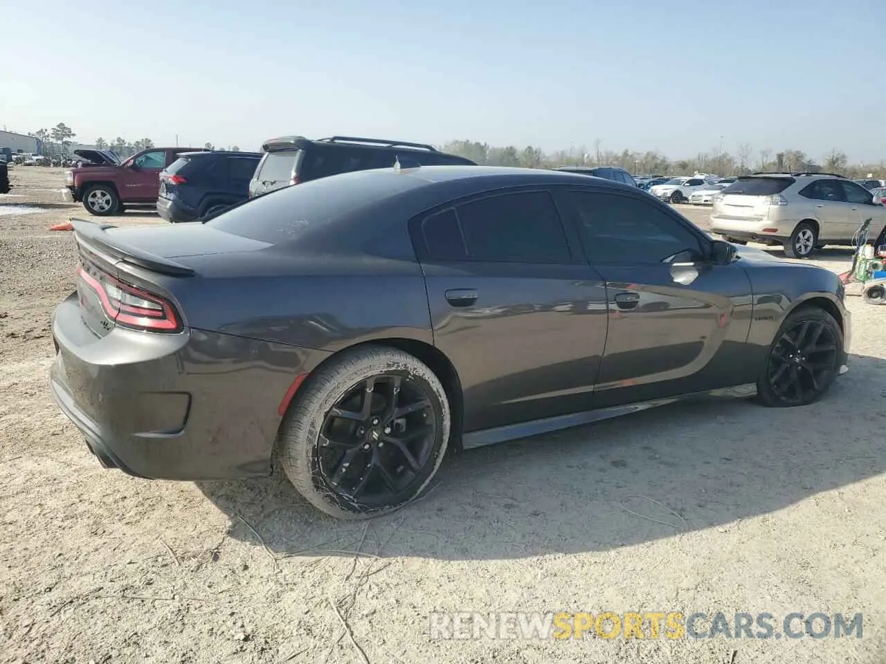 3 fotografías del automóvil dañado 2C3CDXCT2NH114251 DODGE CHARGER 2022