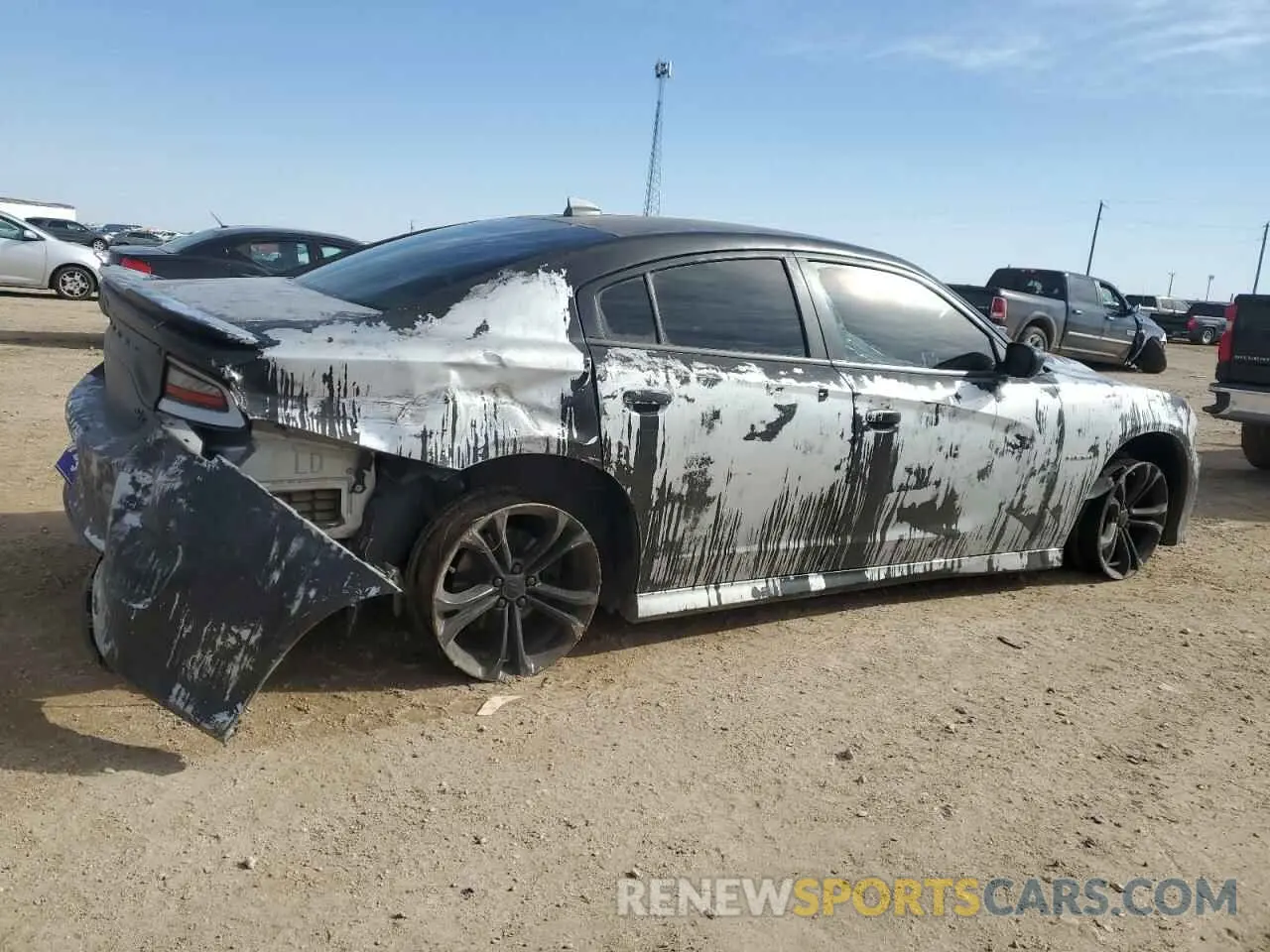 3 fotografías del automóvil dañado 2C3CDXCT2NH259239 DODGE CHARGER 2022