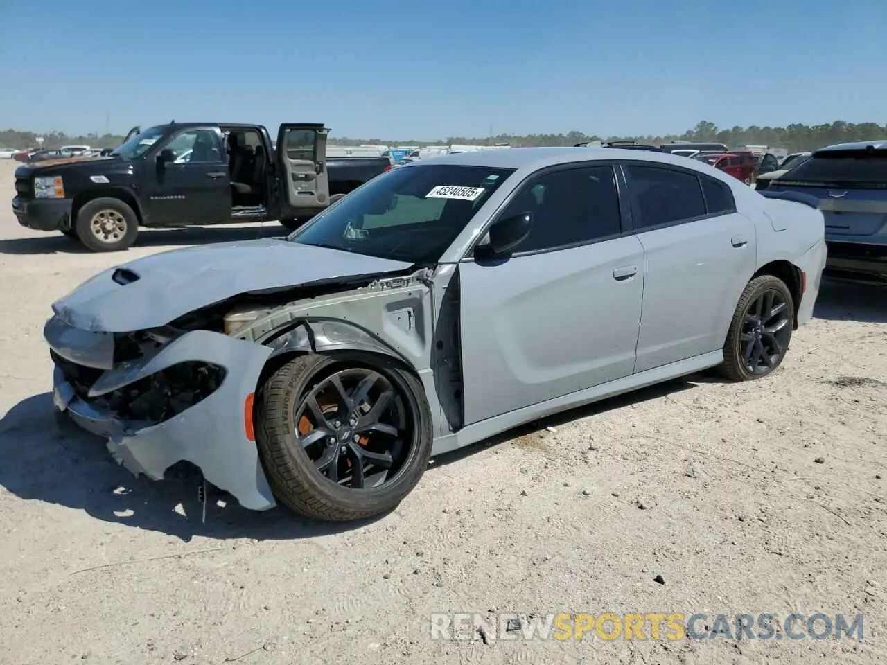1 fotografías del automóvil dañado 2C3CDXCT3NH111018 DODGE CHARGER 2022