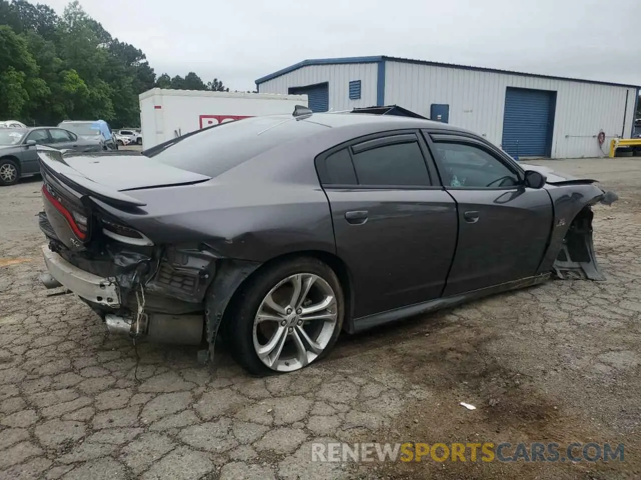 3 fotografías del automóvil dañado 2C3CDXCT3NH258827 DODGE CHARGER 2022