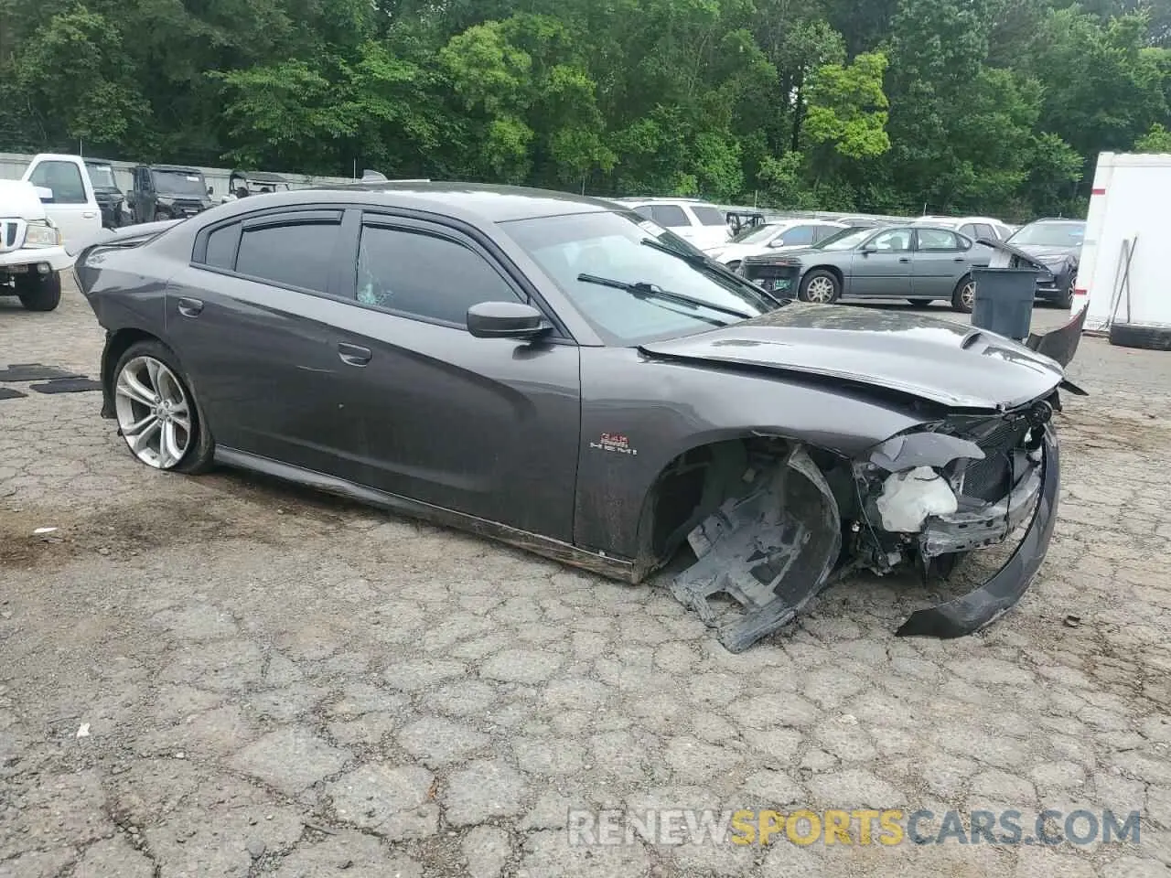 4 fotografías del automóvil dañado 2C3CDXCT3NH258827 DODGE CHARGER 2022