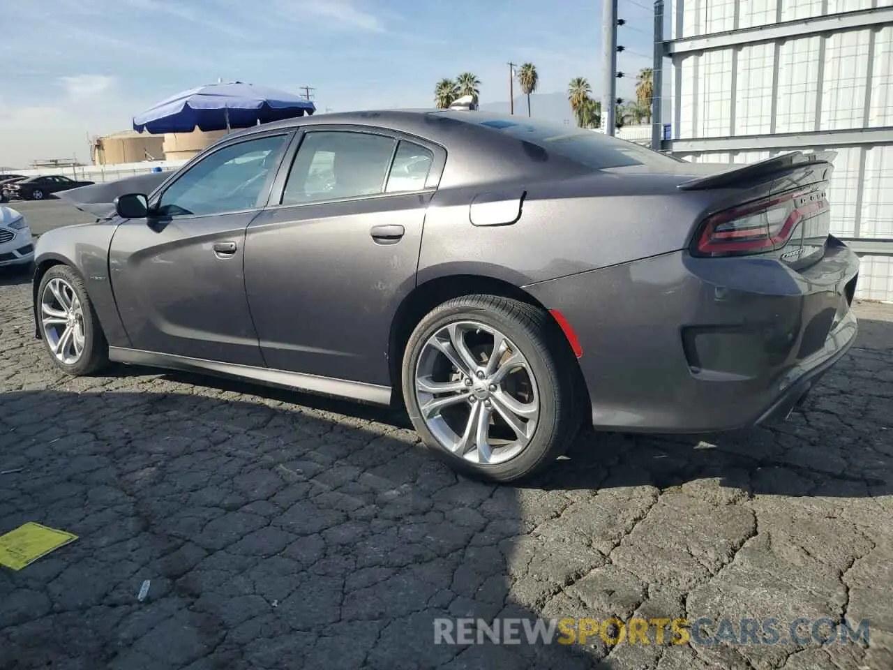 2 fotografías del automóvil dañado 2C3CDXCT3NH259301 DODGE CHARGER 2022