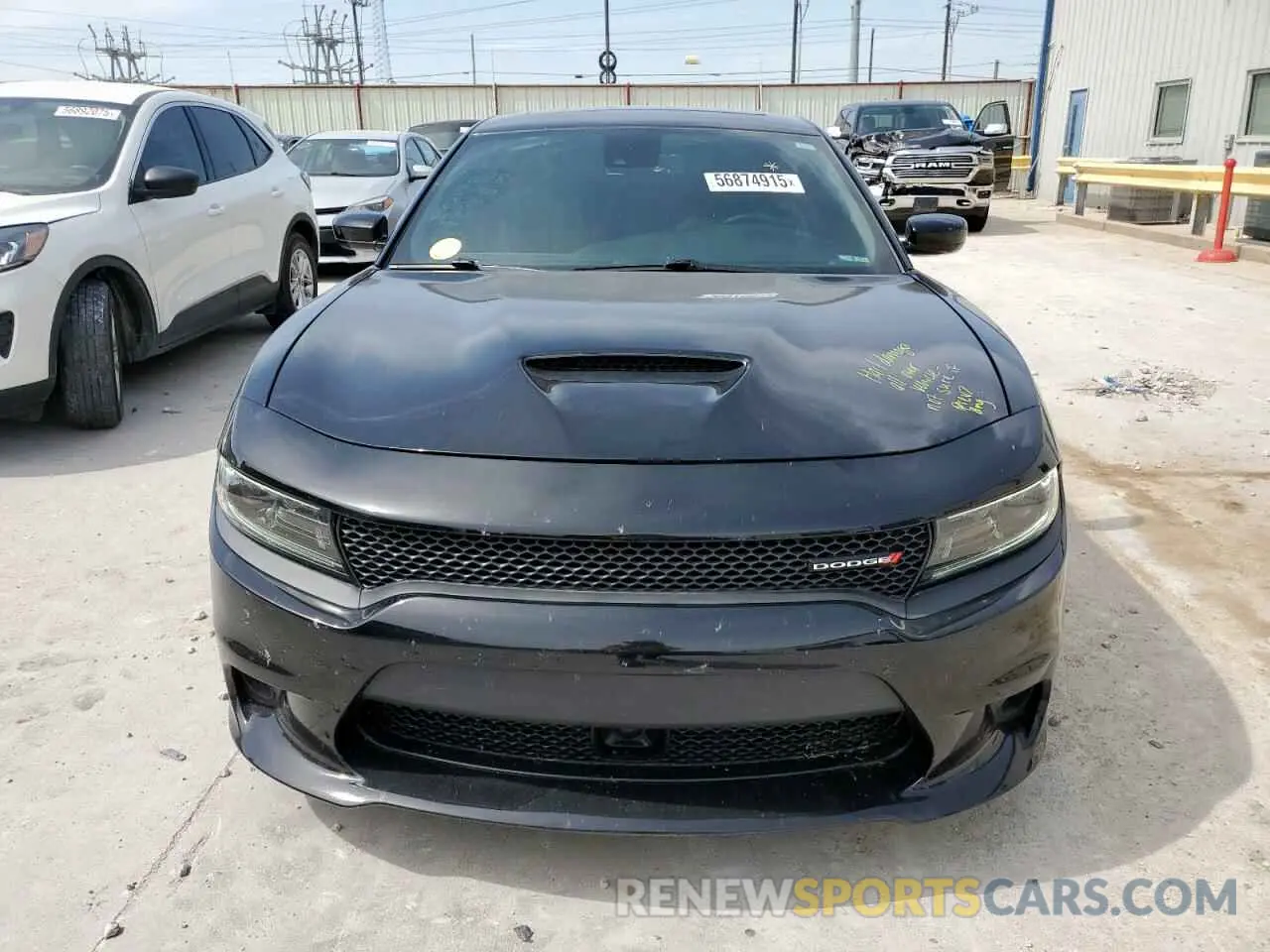 5 fotografías del automóvil dañado 2C3CDXCT4NH112274 DODGE CHARGER 2022
