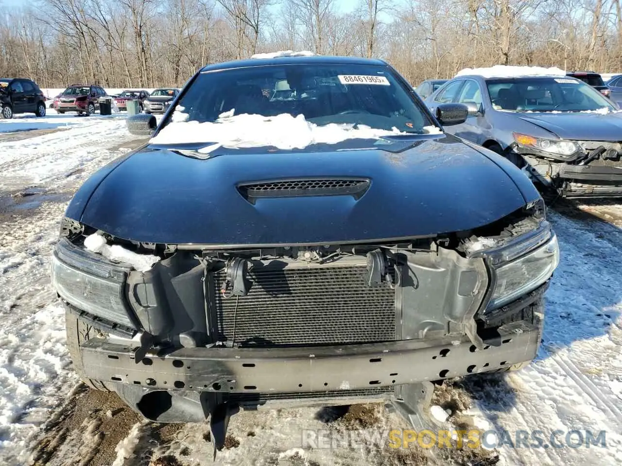 5 fotografías del automóvil dañado 2C3CDXCT6NH172461 DODGE CHARGER 2022