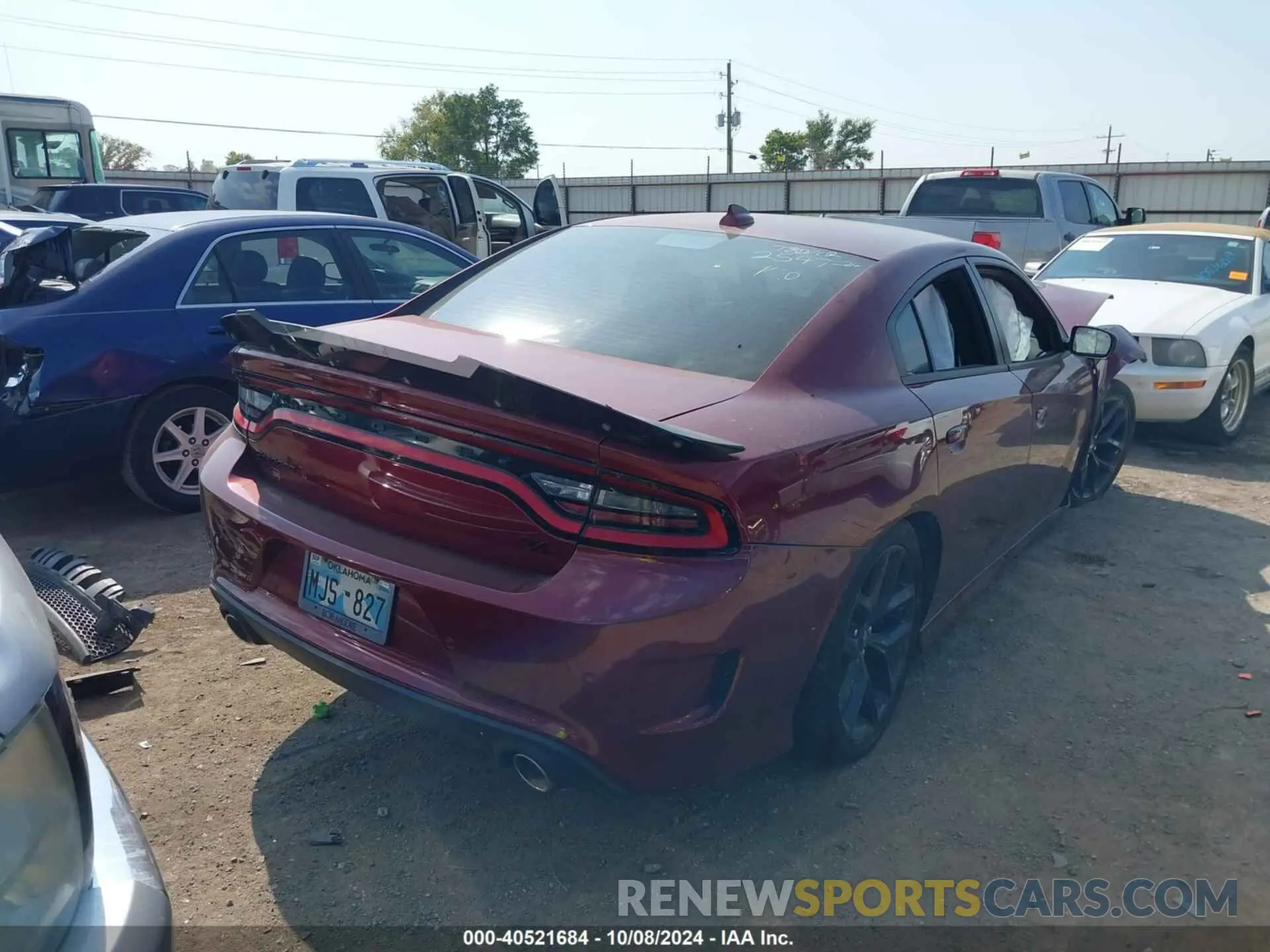 4 fotografías del automóvil dañado 2C3CDXCT7NH142031 DODGE CHARGER 2022