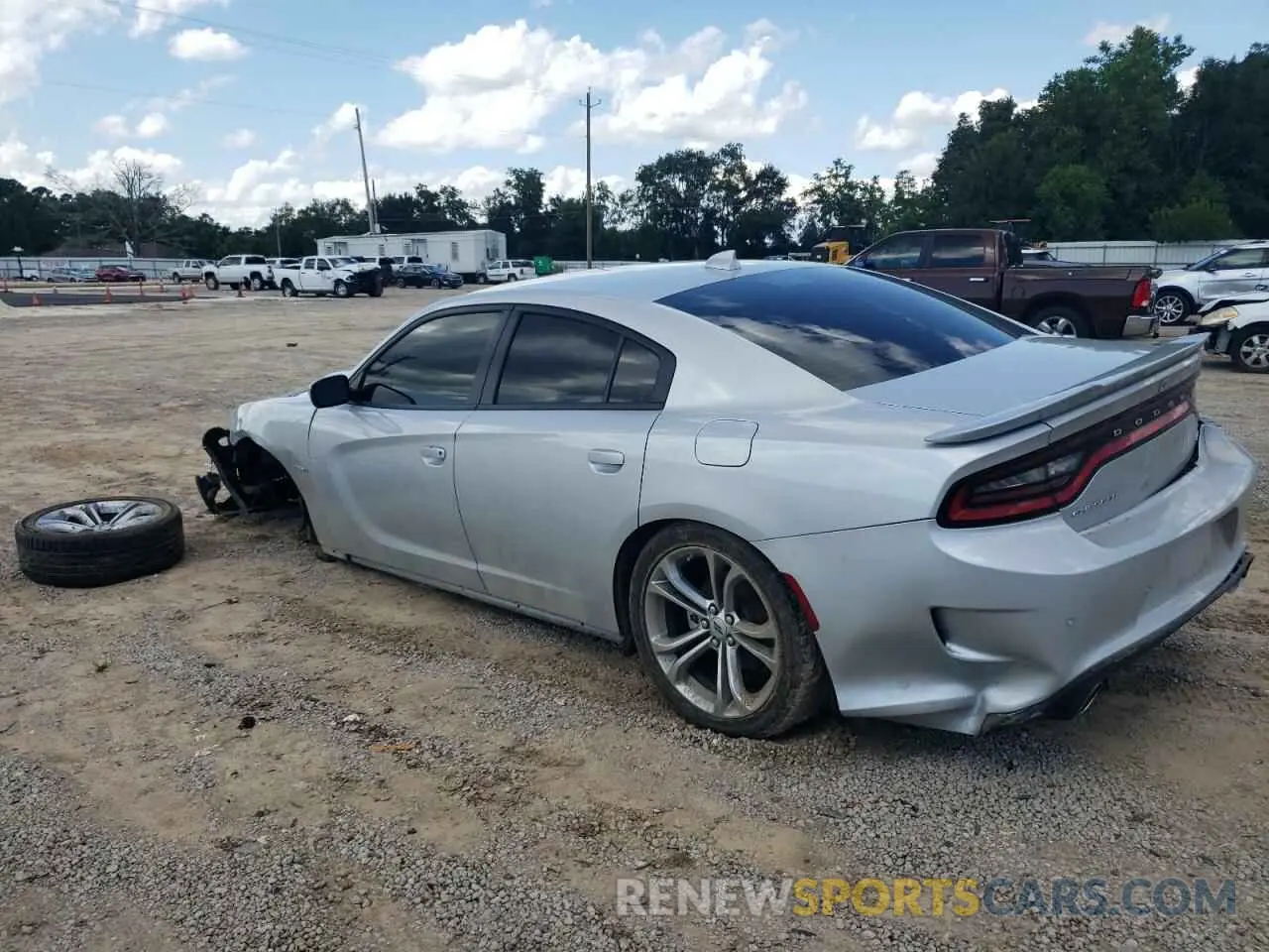 2 fotografías del automóvil dañado 2C3CDXCT7NH251234 DODGE CHARGER 2022