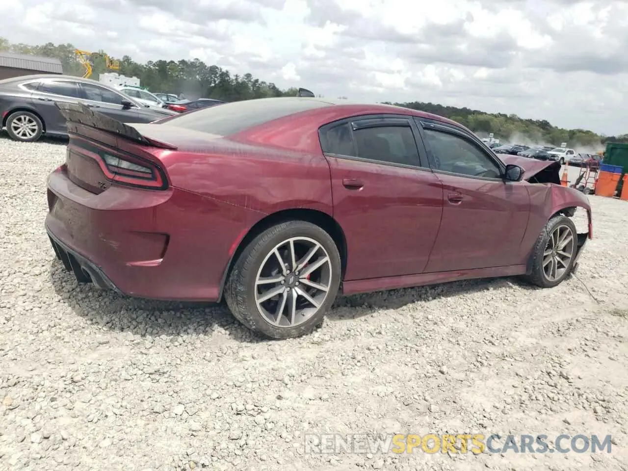 3 fotografías del automóvil dañado 2C3CDXCT7NH267479 DODGE CHARGER 2022