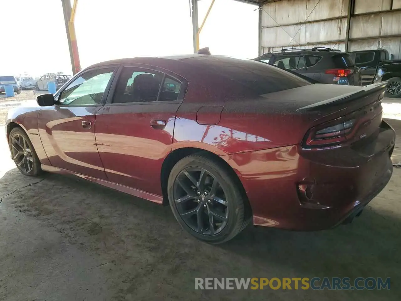 2 fotografías del automóvil dañado 2C3CDXCT8NH256099 DODGE CHARGER 2022
