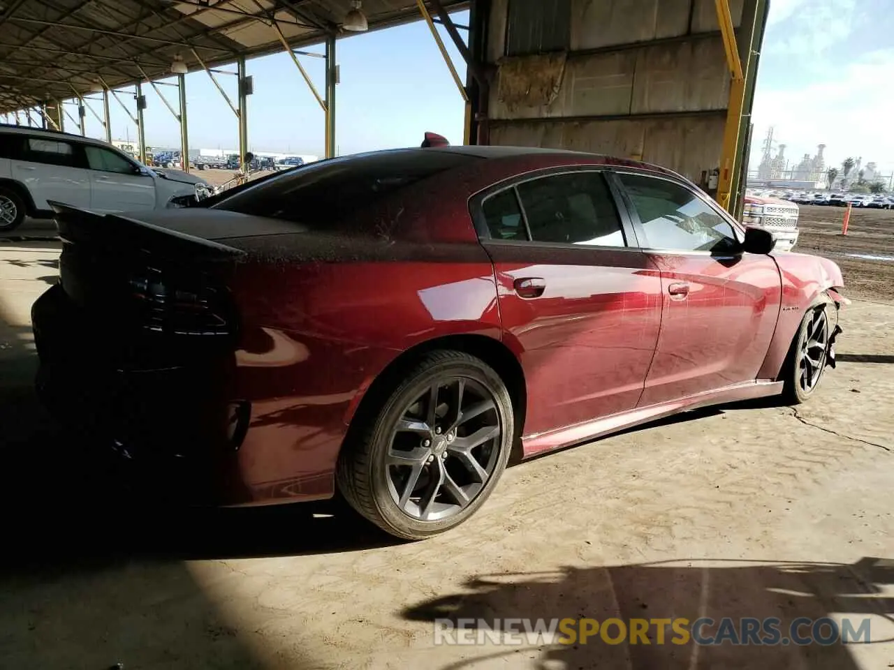 3 fotografías del automóvil dañado 2C3CDXCT8NH256099 DODGE CHARGER 2022