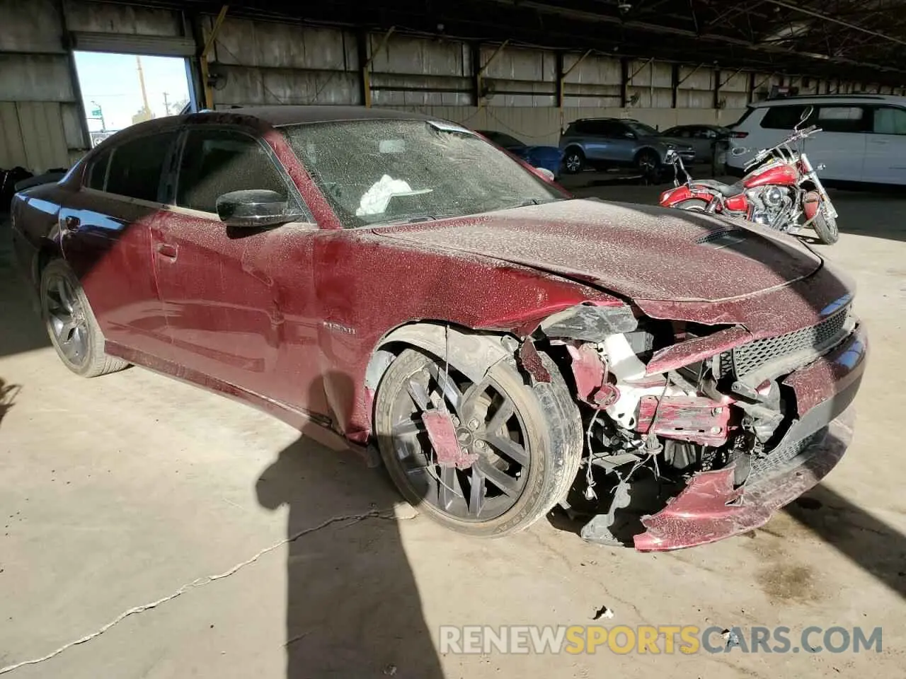 4 fotografías del automóvil dañado 2C3CDXCT8NH256099 DODGE CHARGER 2022