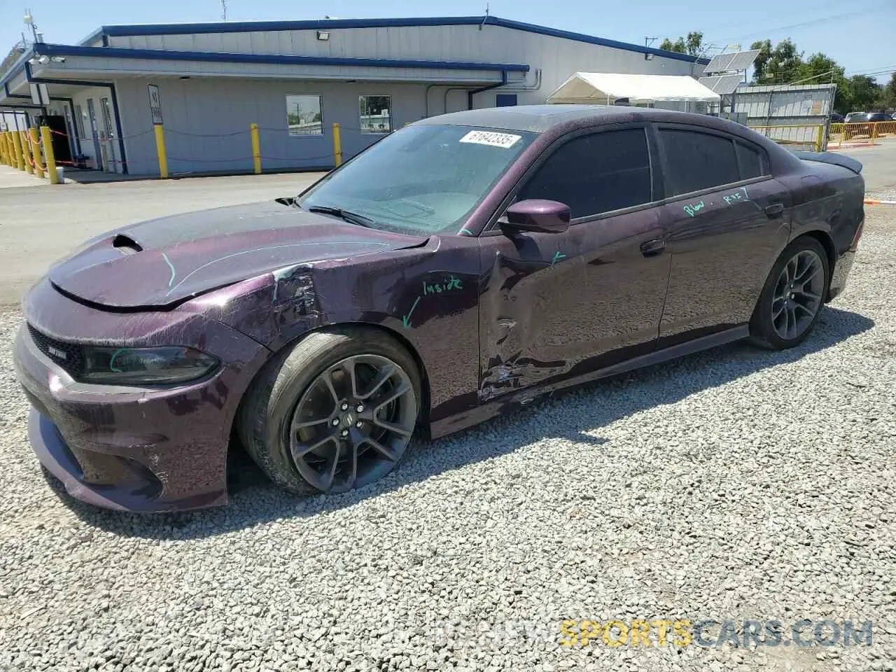 1 fotografías del automóvil dañado 2C3CDXCT9NH122234 DODGE CHARGER 2022