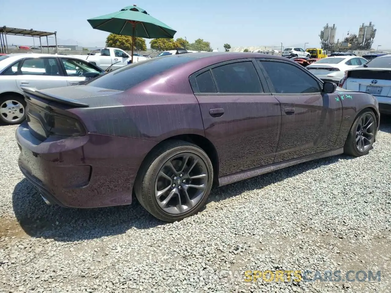 3 fotografías del automóvil dañado 2C3CDXCT9NH122234 DODGE CHARGER 2022