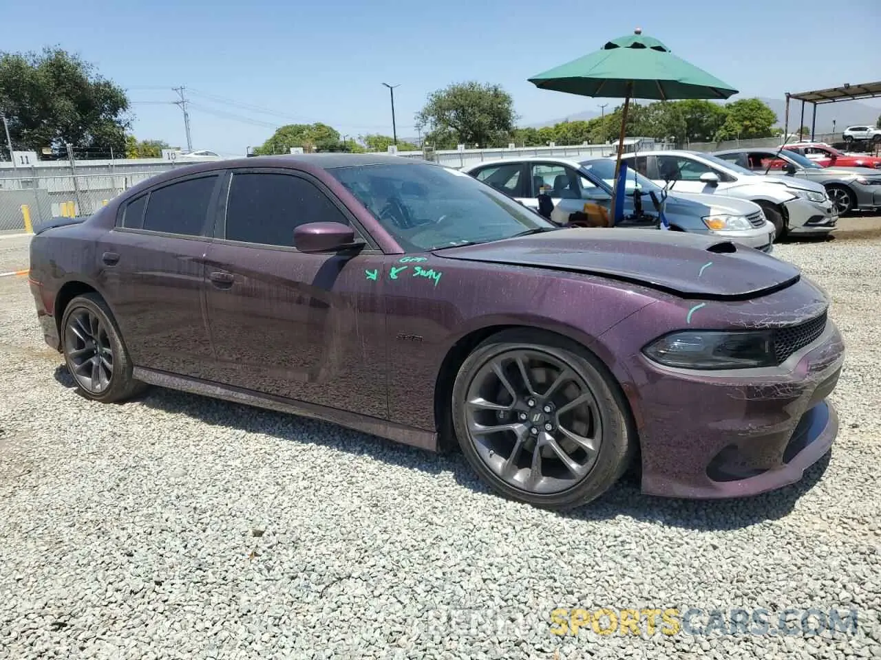 4 fotografías del automóvil dañado 2C3CDXCT9NH122234 DODGE CHARGER 2022