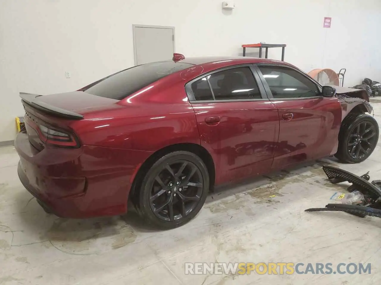 3 fotografías del automóvil dañado 2C3CDXCTXNH130388 DODGE CHARGER 2022