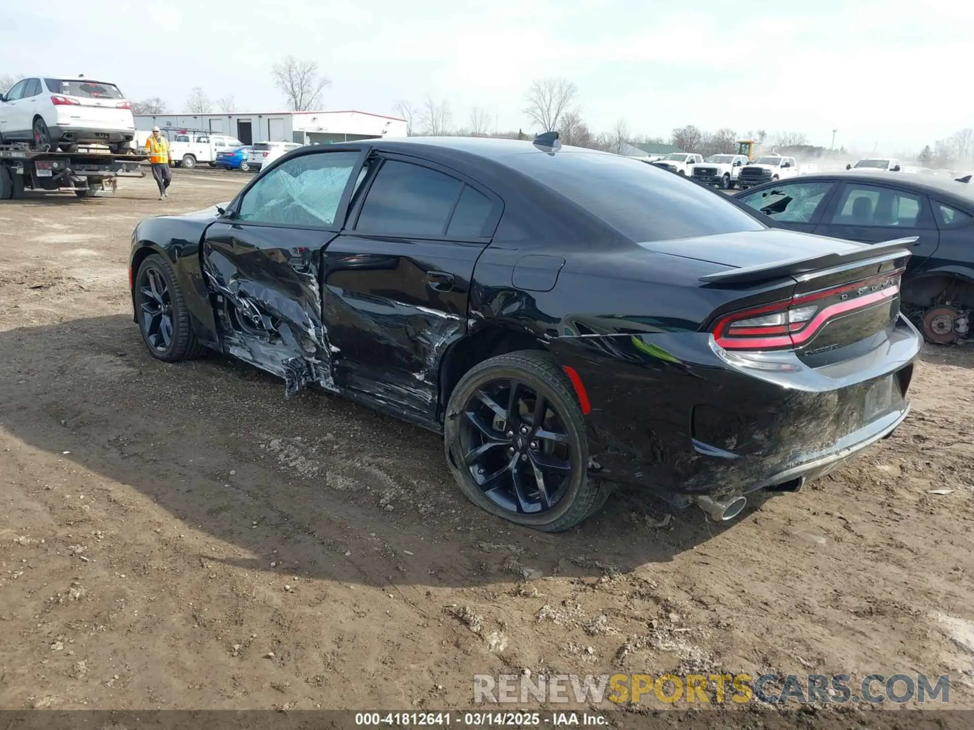 3 fotografías del automóvil dañado 2C3CDXCTXNH170292 DODGE CHARGER 2022